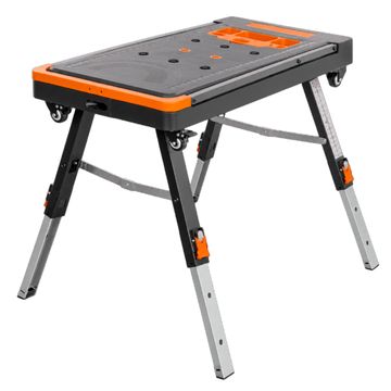 George Tools folding mobile workbench black