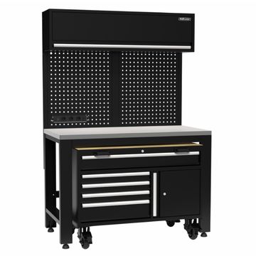Kraftmeister Pro garage storage system Bunbury stainless steel black