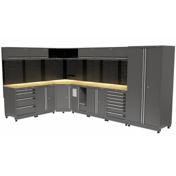 Kraftmeister Premium garage storage system Vancouver oak grey