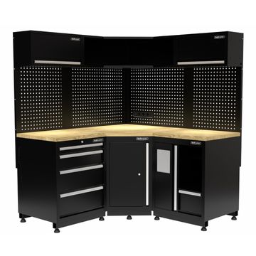 Kraftmeister Pro garage storage system Toowoomba oak black