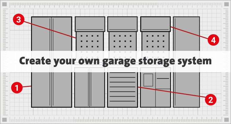 create your own modular garage system