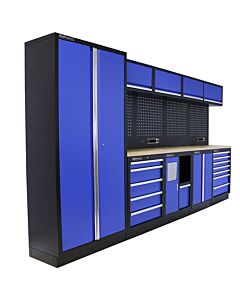Kraftmeister Standard garage storage system New Jersey plywood blue
