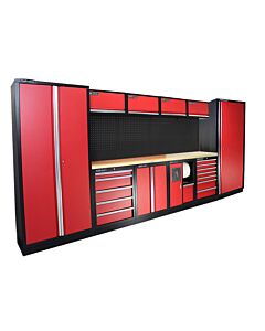 Kraftmeister Standard garage storage system Utah plywood red