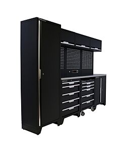 Kraftmeister Standard garage storage system Alabama stainless steel black