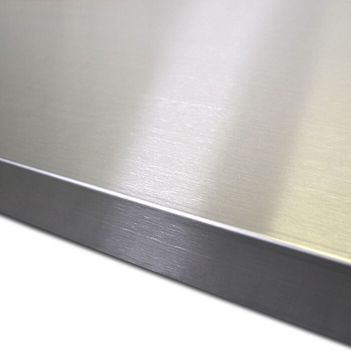 Kraftmeister Stainless Steel worktop for 1 corner cabinet Premium