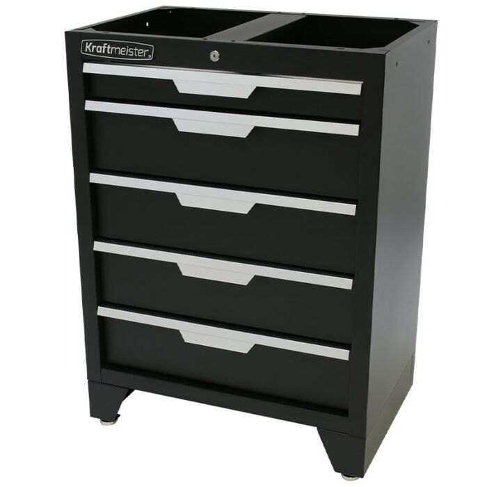 Kraftmeister Standard tool cabinet 5 drawers black