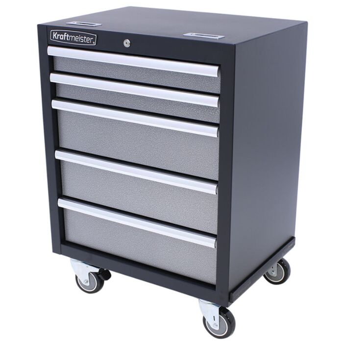 Kraftmeister Standard roller cabinet 5 drawers grey