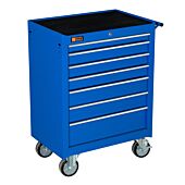 George Tools Roller cabinet 7 drawers blue