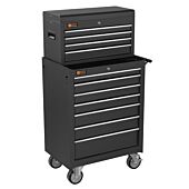 George Tools roller cabinet with tool chest 11 drawers anthracite