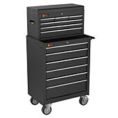 George Tools roller cabinet with tool chest 12 drawers anthracite