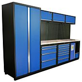 Kraftmeister modular garage system Halifax Nextgen Blue