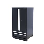 Kraftmeister half-high cabinet with two doors two drawers Pro black