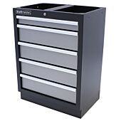Kraftmeister tool cabinet with 5 drawers Standard grey