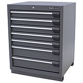 Kraftmeister tool cabinet with 7 drawers Premium grey