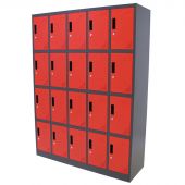 Kraftmeister locker 20 doors locker red/anthracite