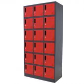 Kraftmeister locker 18 doors locker red/anthracite