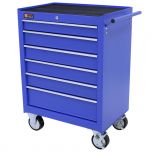 George Tools roller cabinet 6 drawer blue