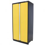 Kraftmeister high cabinet with two doors Premium yellow