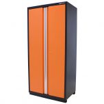 Kraftmeister high cabinet with two doors Premium orange