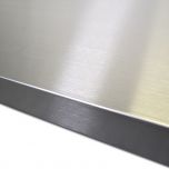 Kraftmeister Stainless Steel worktop double Pro 136 cm