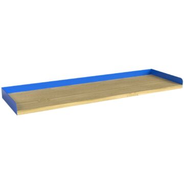 Kraftmeister Premium rubberwood worktop with blue edge