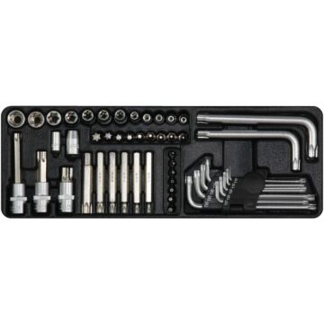 George Tools inlay 3 - Torx bit and socket set - 52pcs