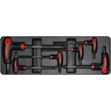 George Tools inlay 12 - T-handle hex/inbus key set 6pcs