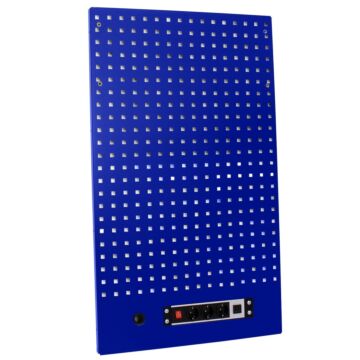 Kraftmeister Standard tool panel with outlet blue