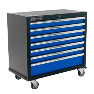 Kraftmeister Standard roller cabinet XL 7 drawers blue