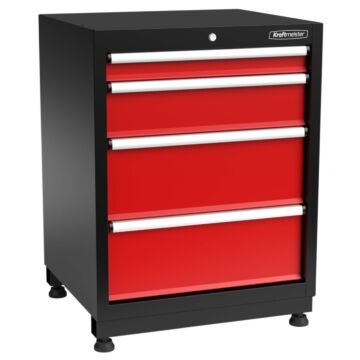 Kraftmeister Premium tool cabinet 4 drawers red