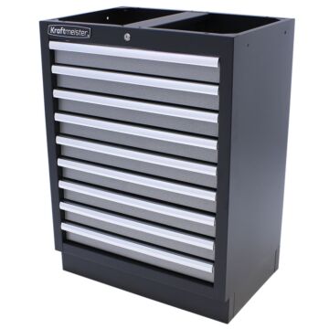 Kraftmeister tool cabinet with 9 drawers Standard grey