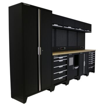 Kraftmeister Standard garage storage system New Jersey plywood black