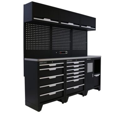 Kraftmeister Standard garage storage system Maryland stainless steel black